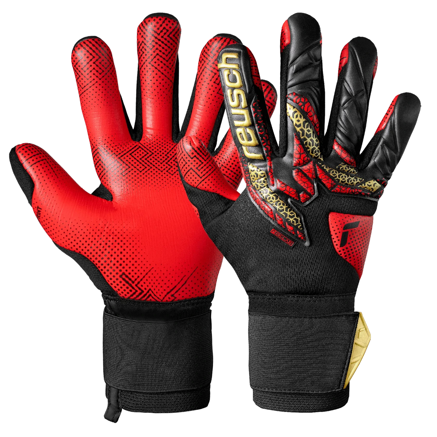 Reusch Attrakt Gold X Glueprint Goalkeeper Gloves (Pair)