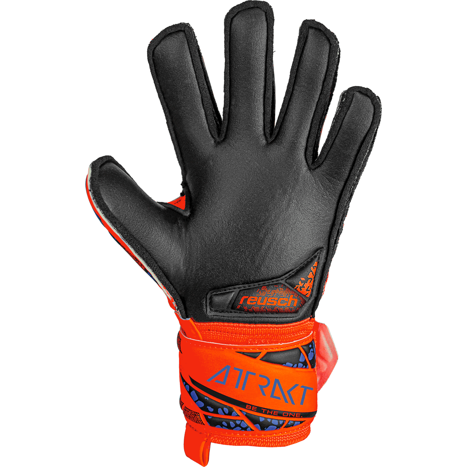 Reusch JR Attrakt Silver Hyper Orange-Electric Blue-Black (Single - Inner)