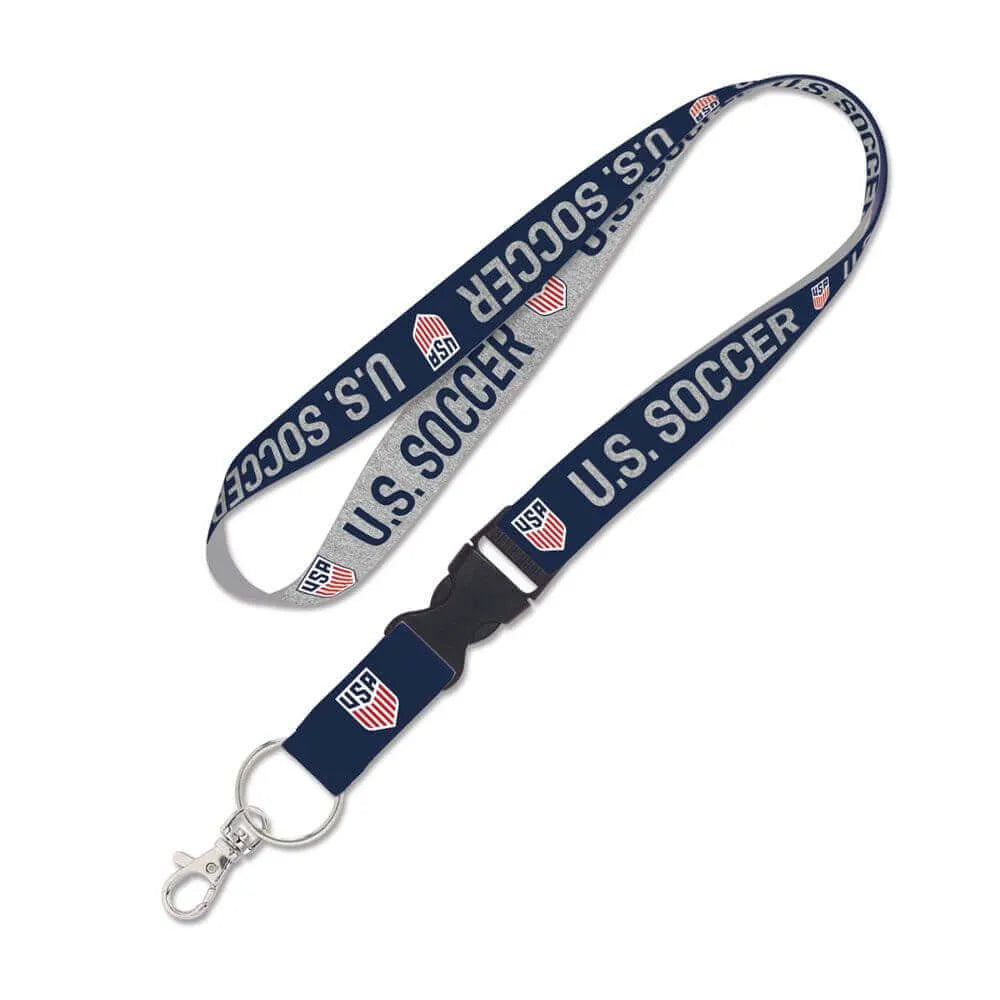 Wincraft USMNT 1" Lanyard - Navy-Grey