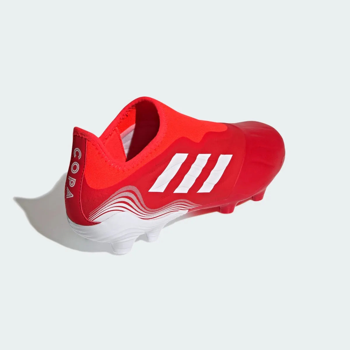 Adidas Copa Sense .3 Laceless FG - Red-White (Diagonal 2)