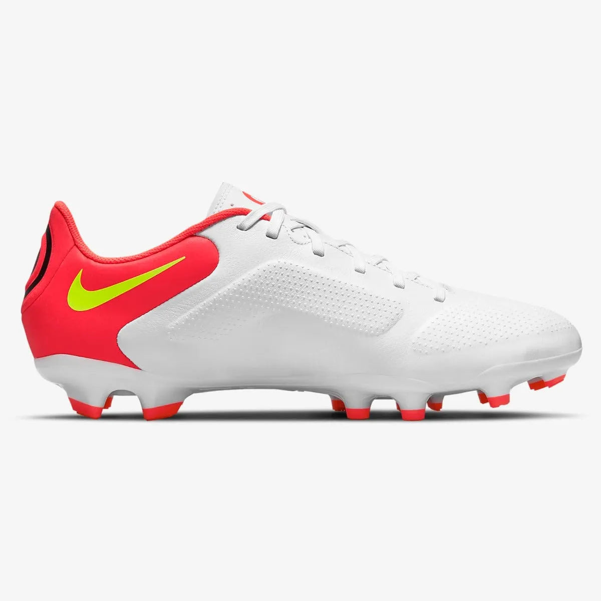 Nike Legend 9 Academy FG-MG - White-Volt-Crimson (Side 2)