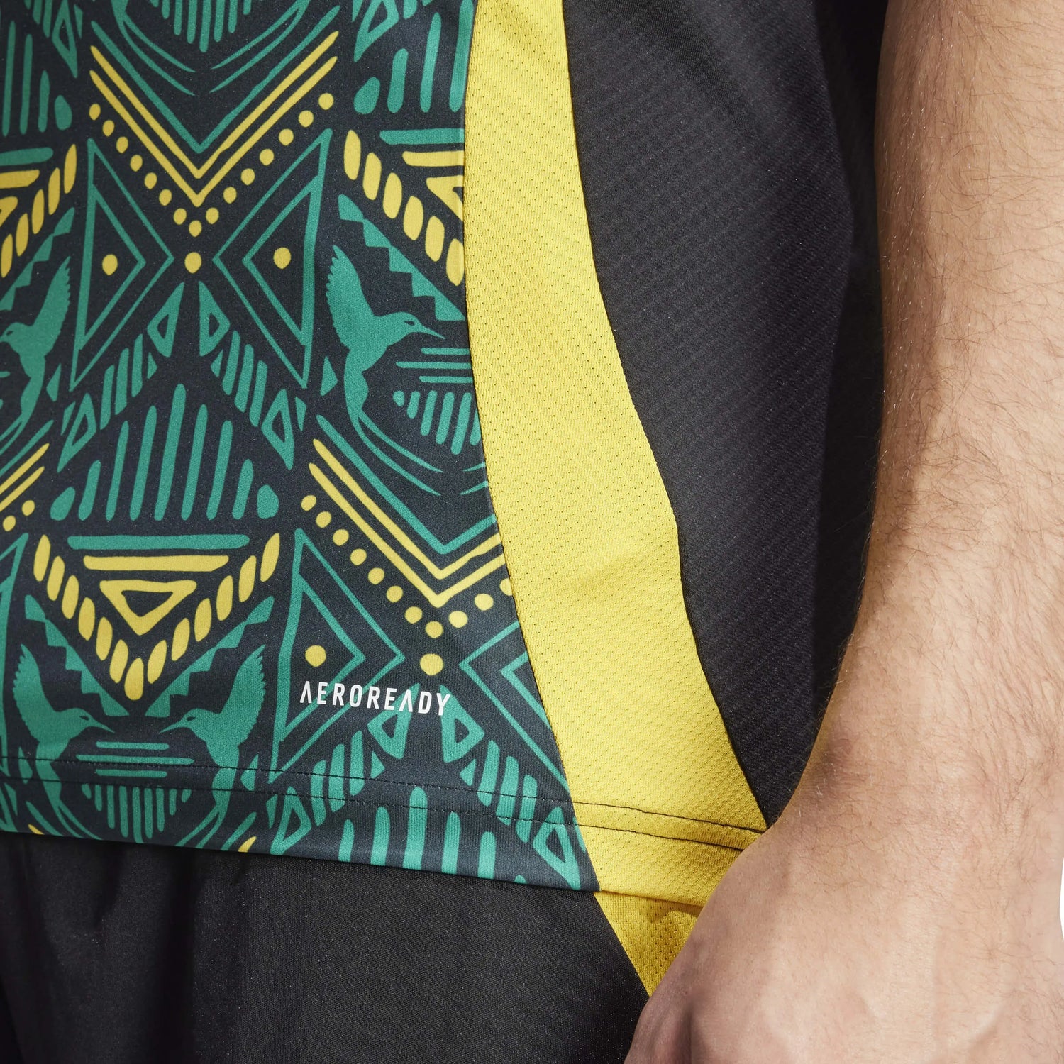 adidas 2024-25 Jamaica Men's Stadium Away Jersey (Detail 2)