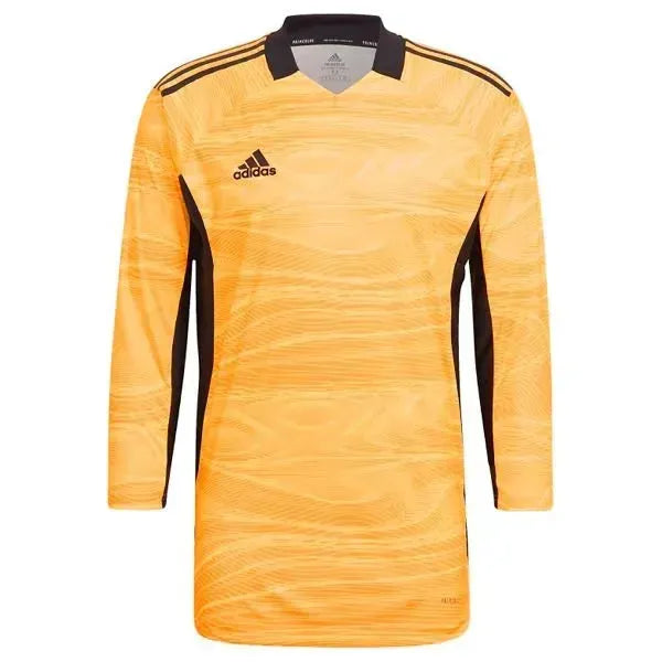 Adidas Condivo 21 Youth Long-Sleeve Goalkeeper Jersey - Acid Orange (Front)