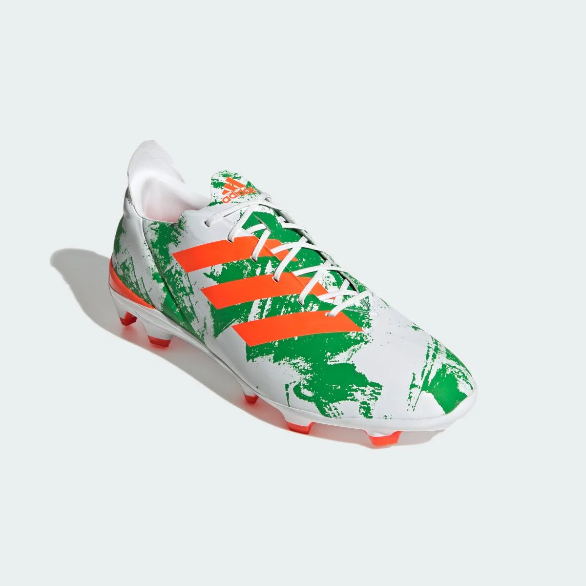 Adidas GameMode FG - White-Green-Solar Red (Diagonal 1)