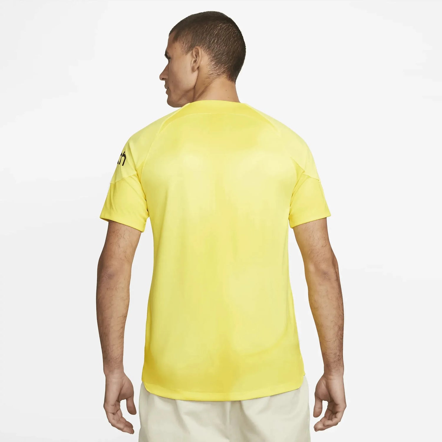 Nike 2022-23 Tottenham Goalkeeper Jersey - Yellow (Model - Back)