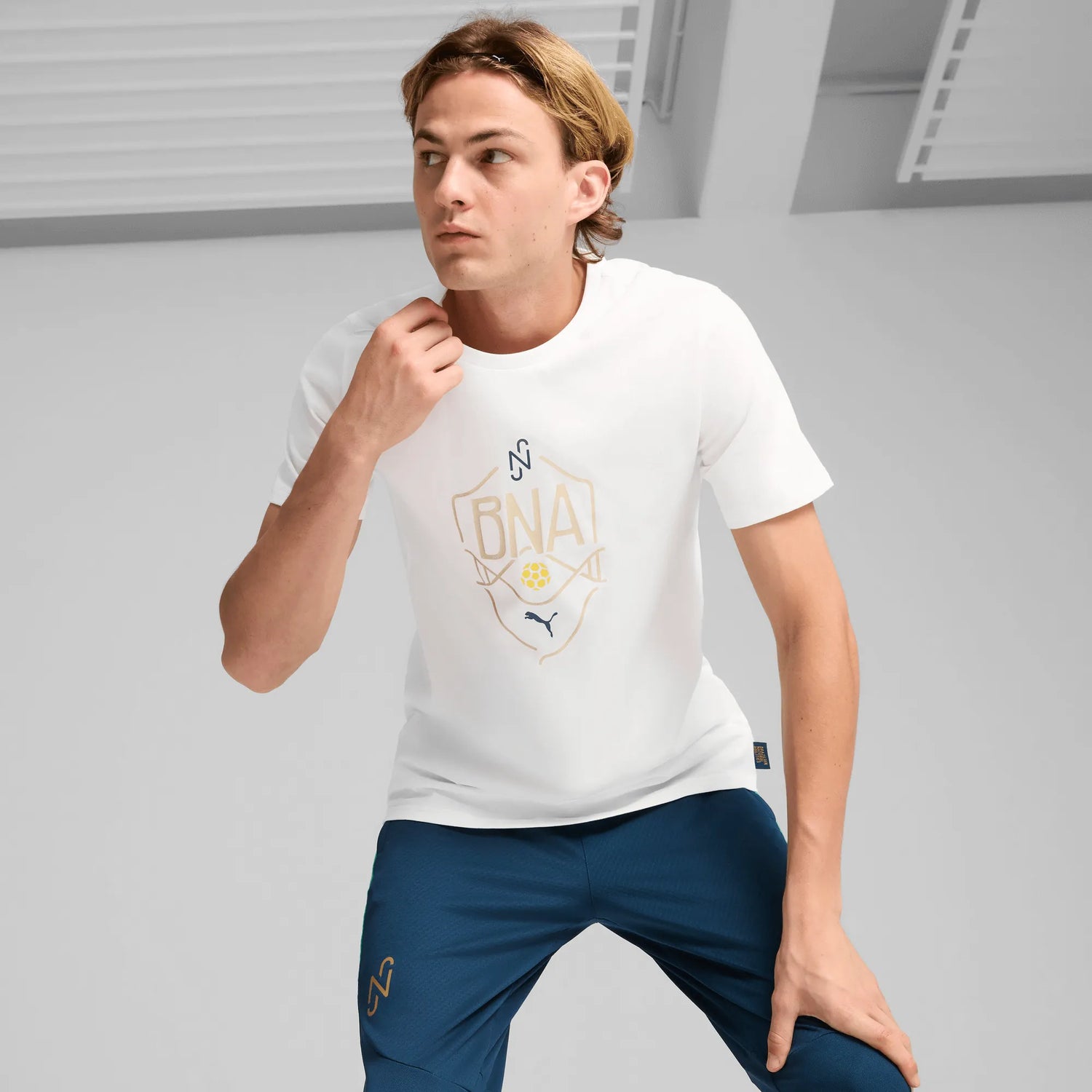 Puma Neymar JR BNA Logo Tee (Model - Front)