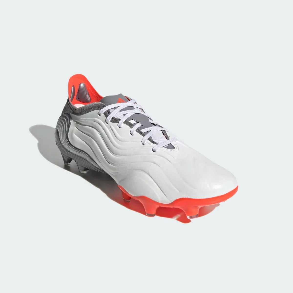 Adidas Copa Sense .1 FG - White-Grey-Solar Red (Diagonal 1)