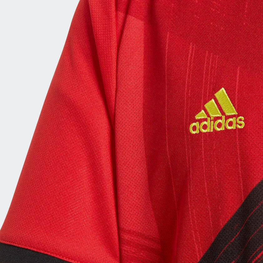 adidas 2020-21 Belgium Home YOUTH Jersey - Red-Black