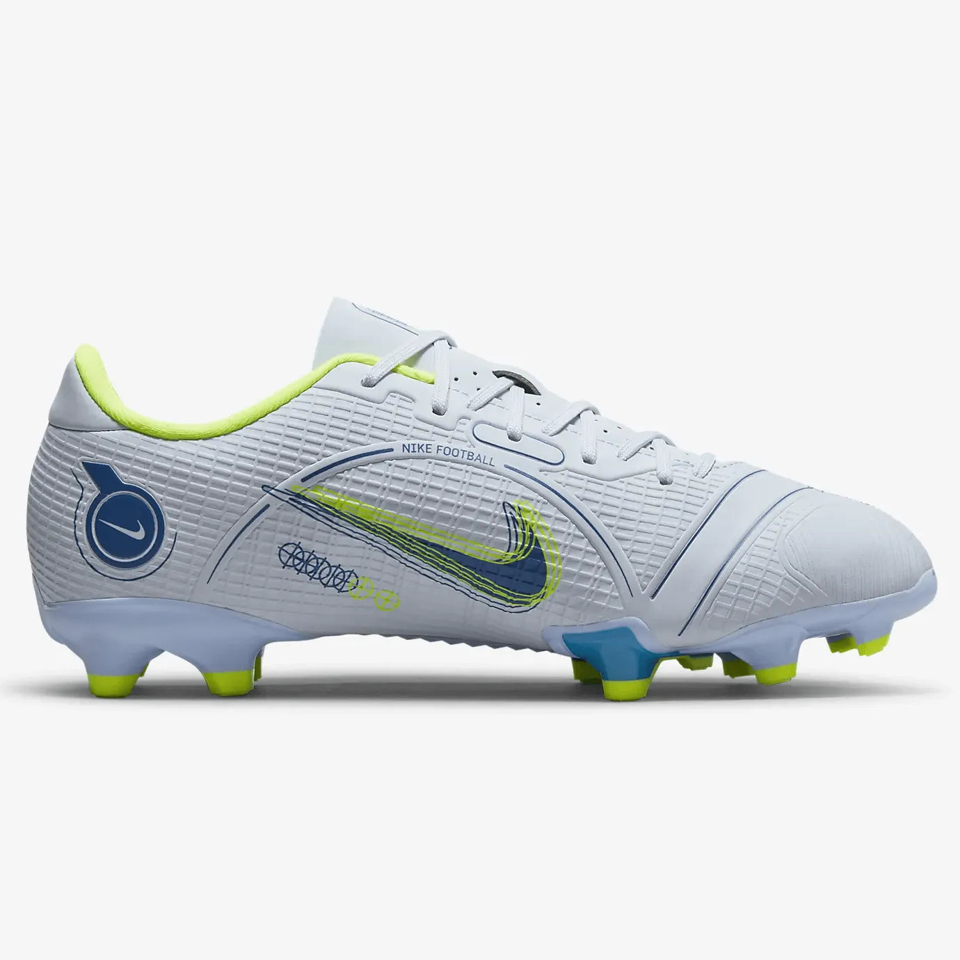 Nike Kids Mercurial Vapor 14 Academy FG-MG - Grey-Blue (Side 2)