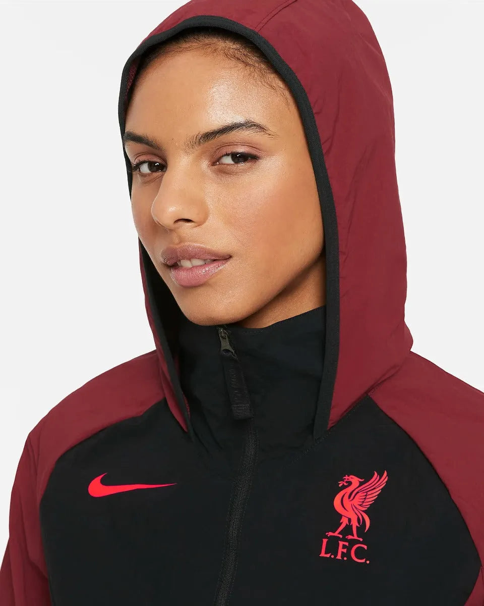 Nike 2021-22 Liverpool Women AWF Lite Jacket - Red-Fossil-Black (Detail 1)