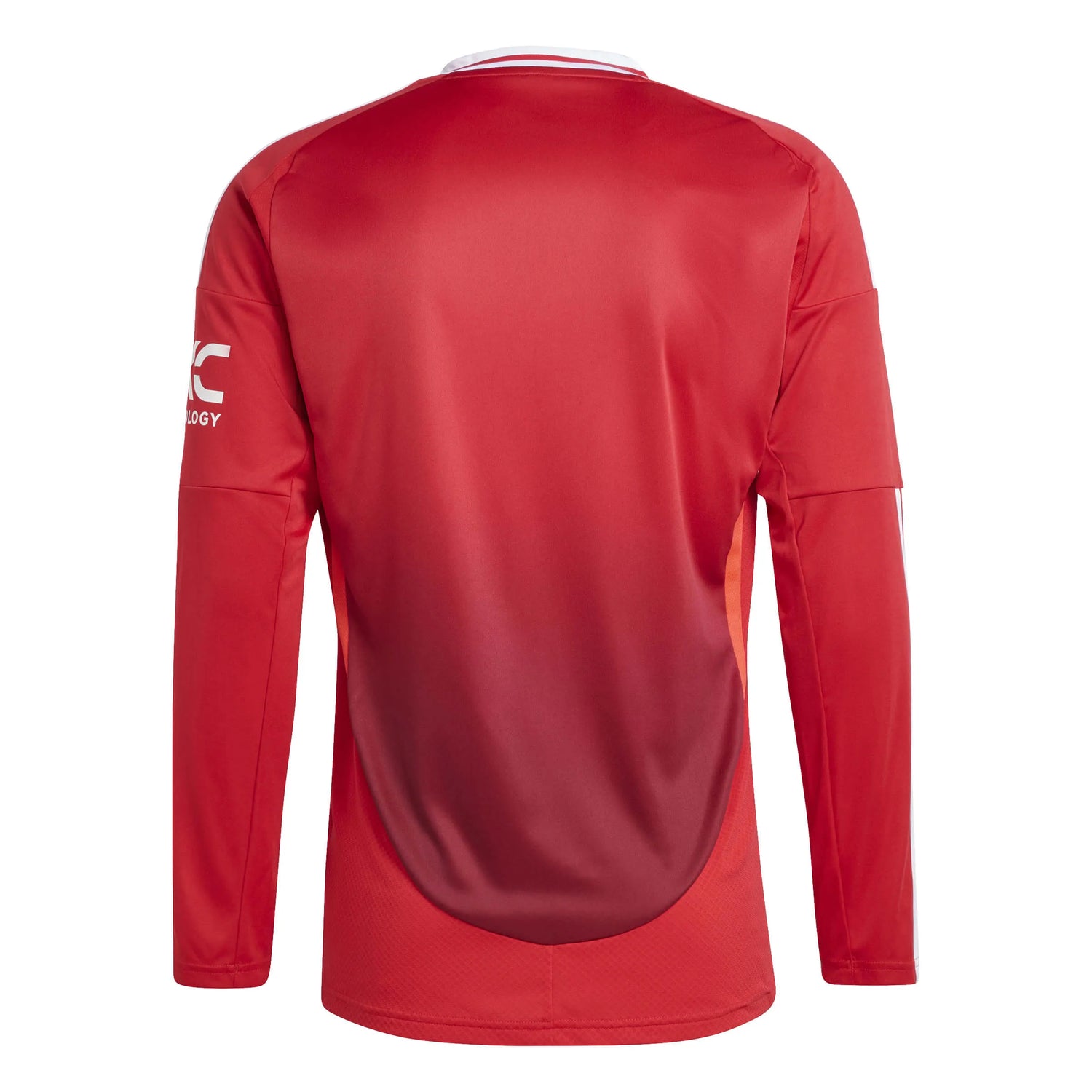 adidas 2024-25 Manchester United Men's Stadium Home Long-Sleeve Jersey (Back)