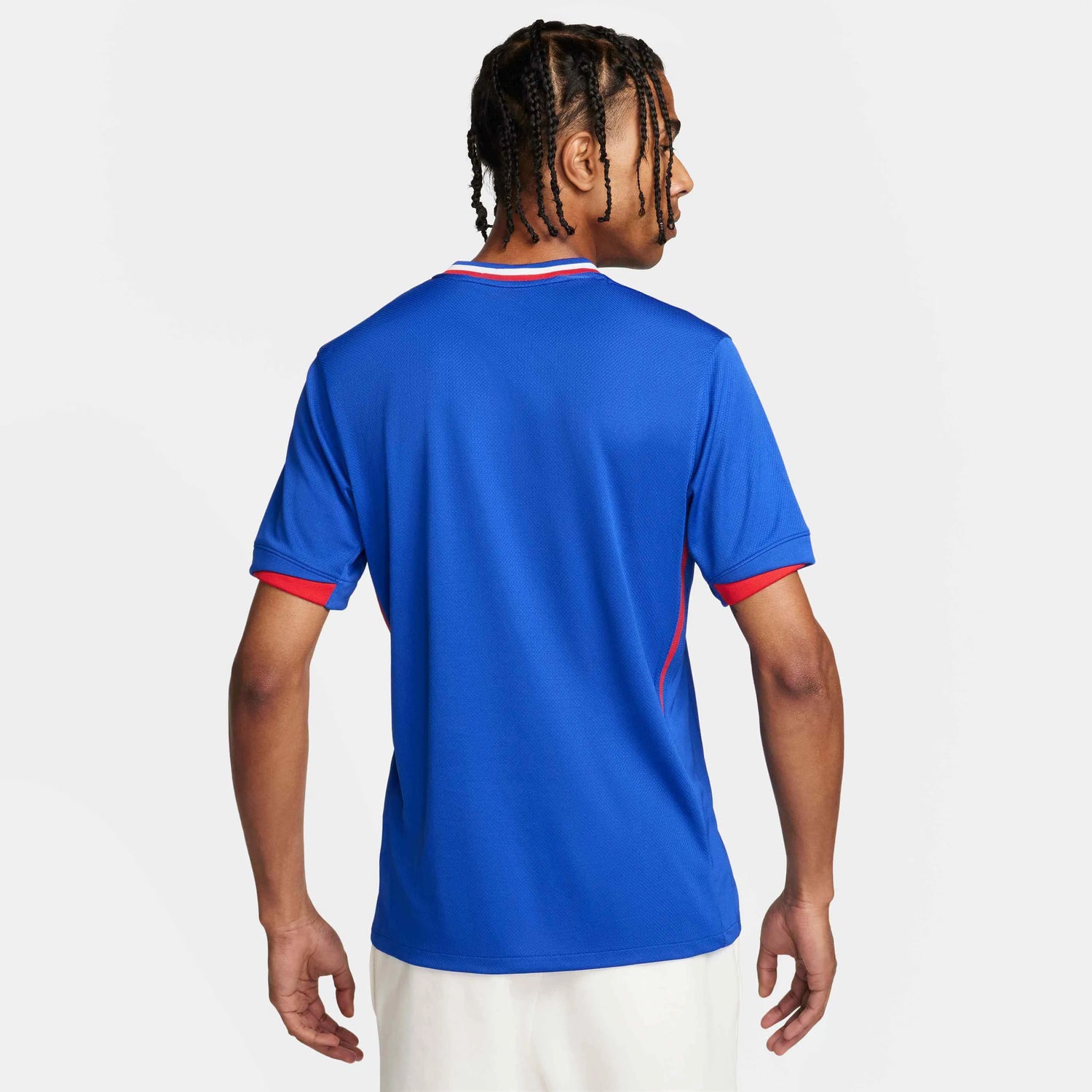 Nike 2024-25 France Men's Stadium Home Jersey (Model - Back)