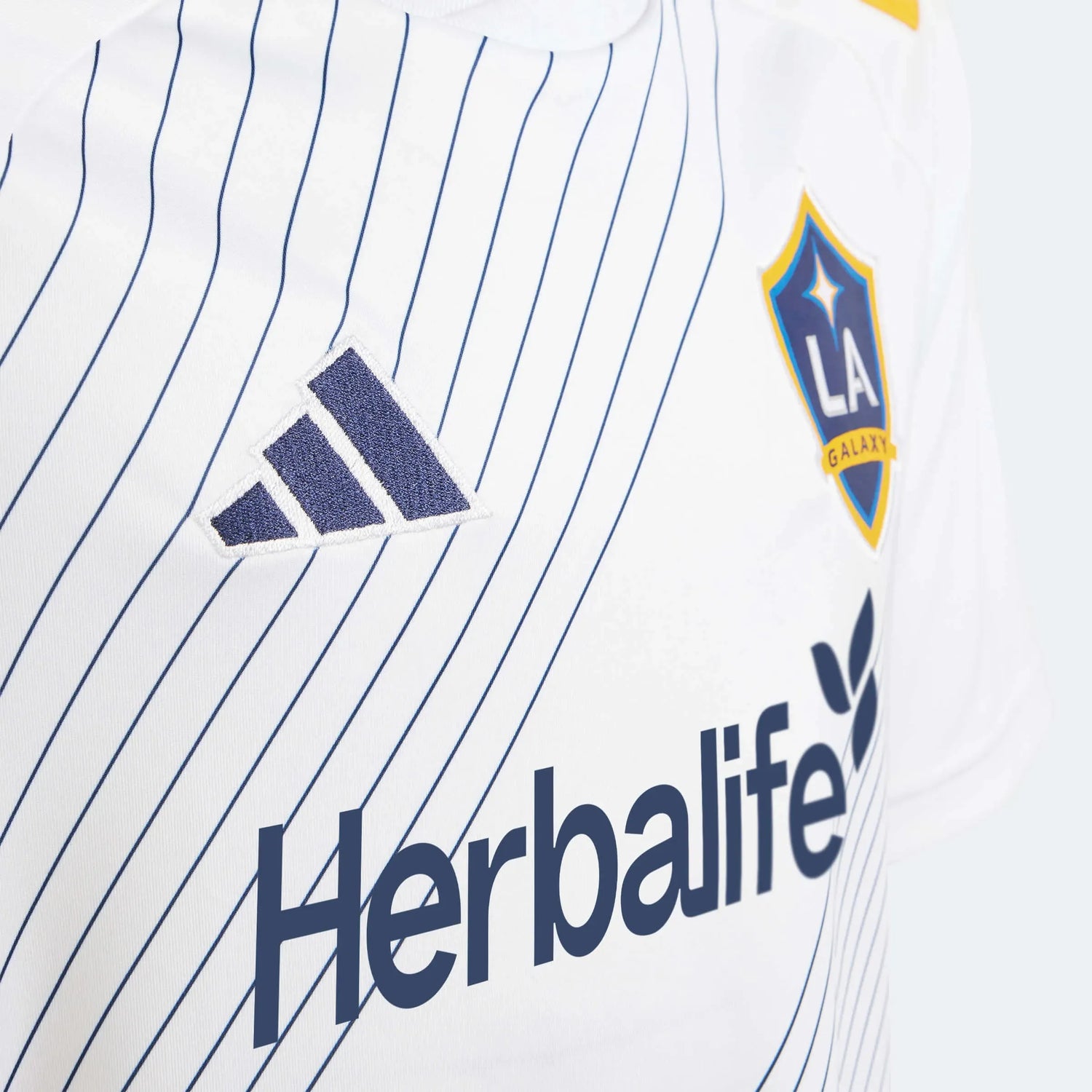 adidas 2024-25 LA Galaxy Youth Stadium Home Jersey (Detail 2)