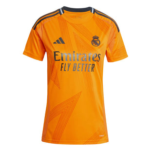 adidas 2024-25 Real Madrid Women's Stadium Away Jersey Crew Orange (Front)