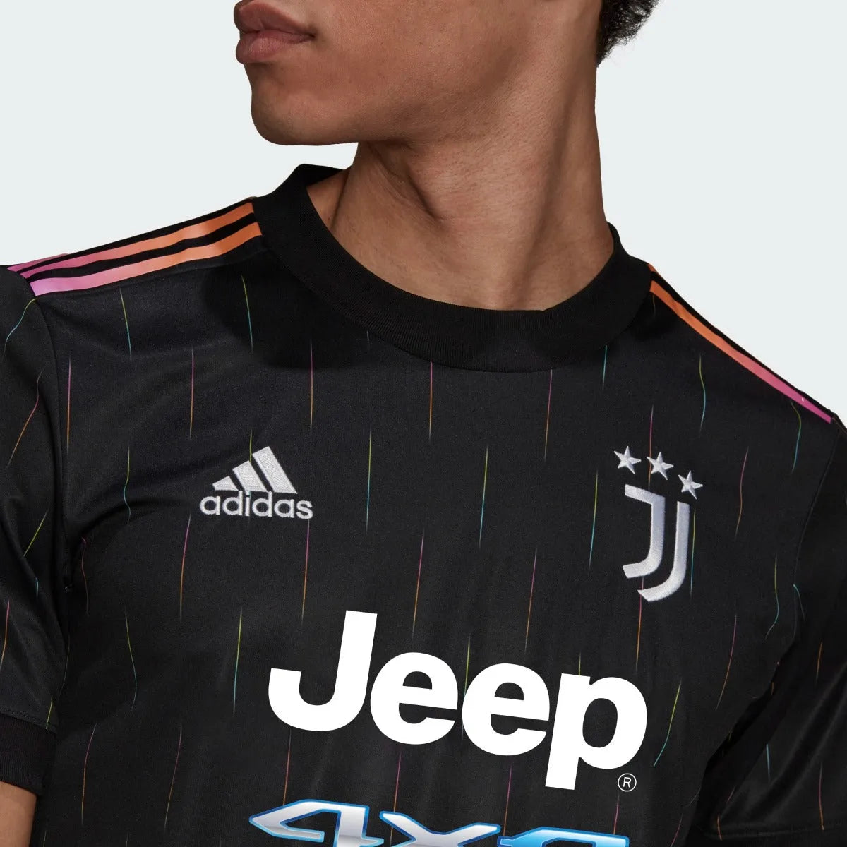 Adidas 2021-22 Juventus Away Jersey - Black (Detail 1)