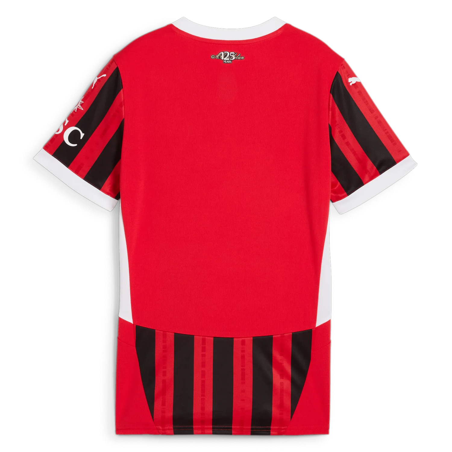 Puma 2024-25 AC Milan Women's Stadium Home Jersey (Back)