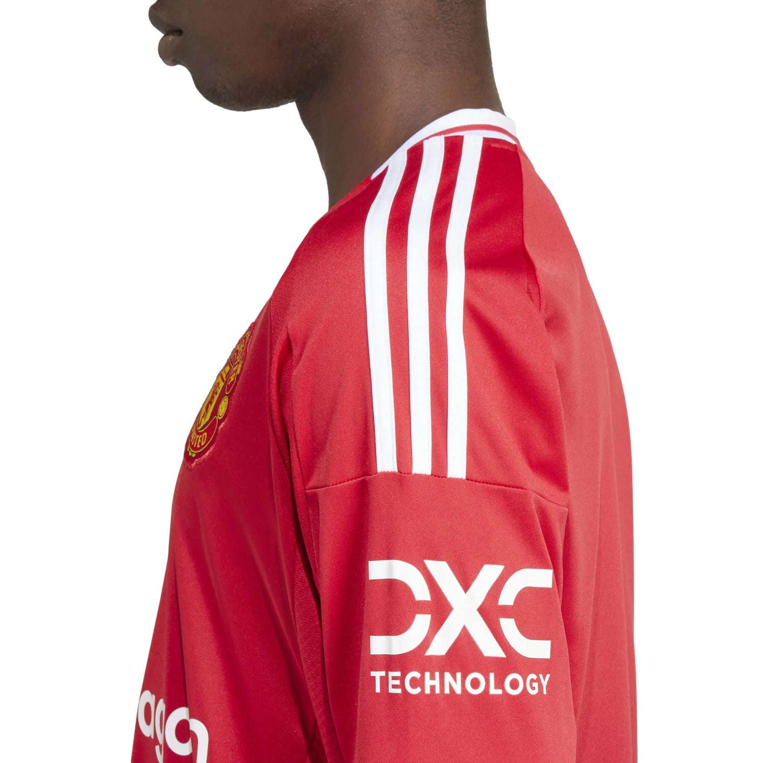 adidas 2024-25 Manchester United Men's Stadium Home Long-Sleeve Jersey (Detail 2)