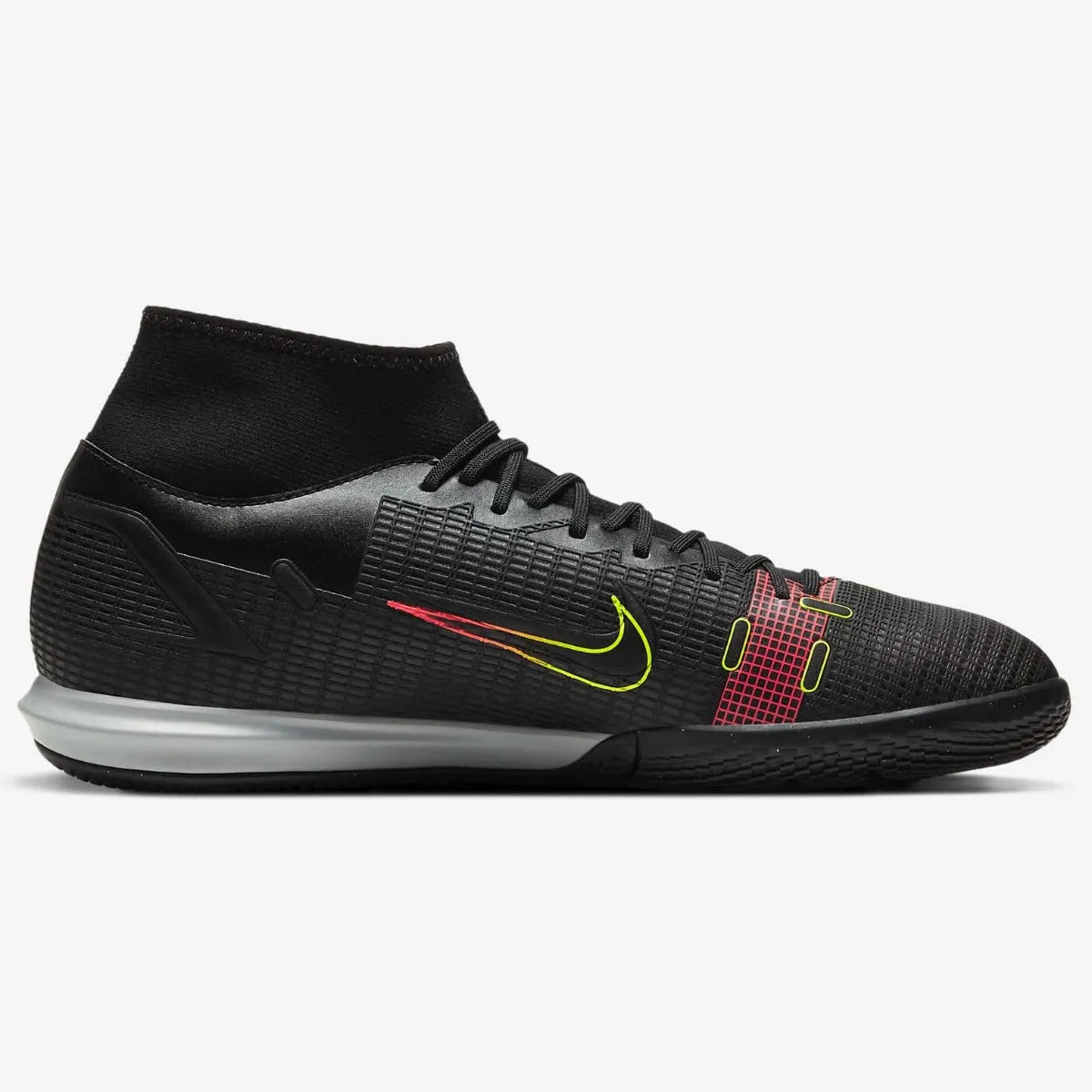 Nike Mercurial Superfly 8 Academy IC - Black-Volt-Crimson (Side 2)