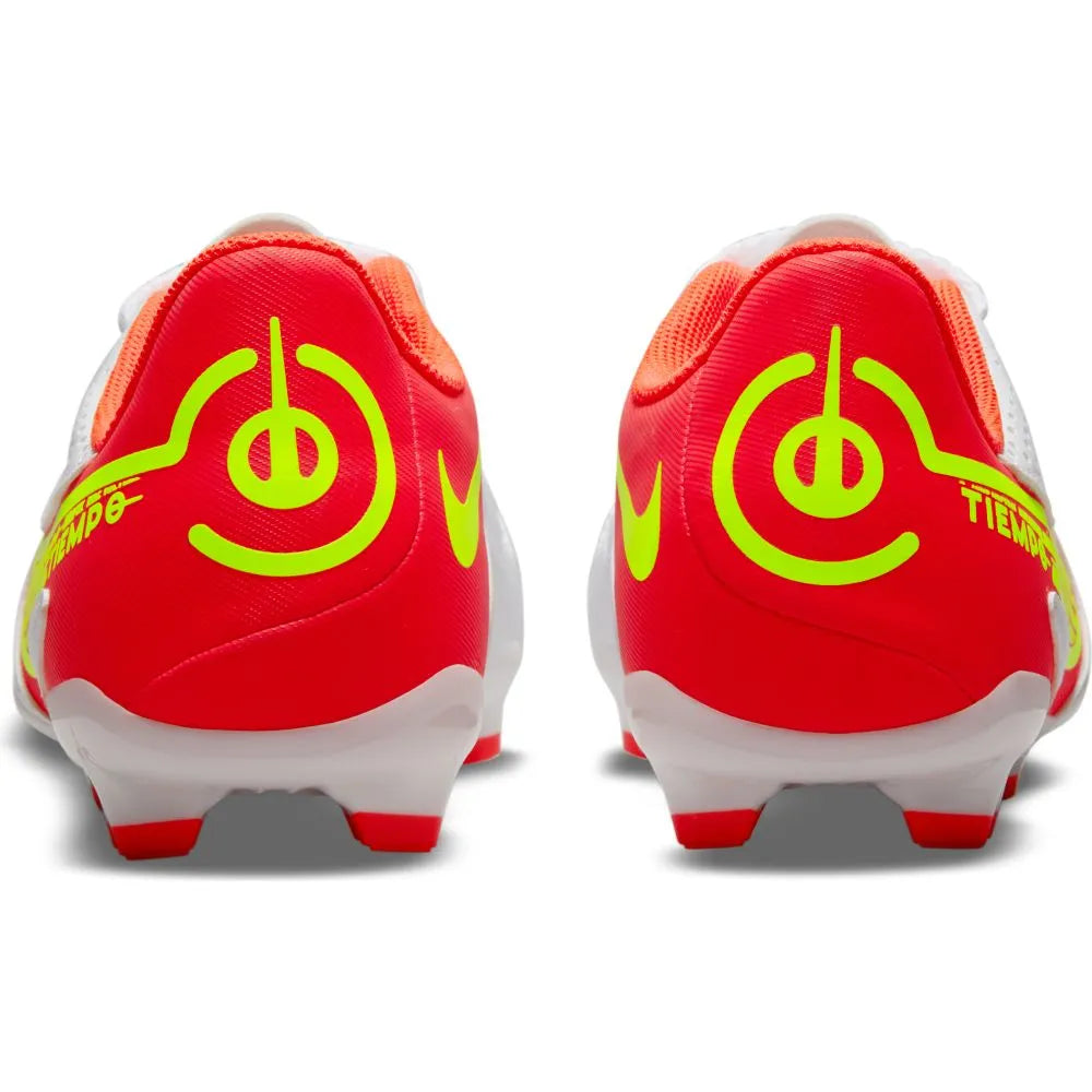 Nike JR Legend 9 Club FG-MG - White-Volt-Crimson (Pair - Back)