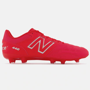 New Balance 442 V2 Team FG 2E Wide - Red-White (Side 1)