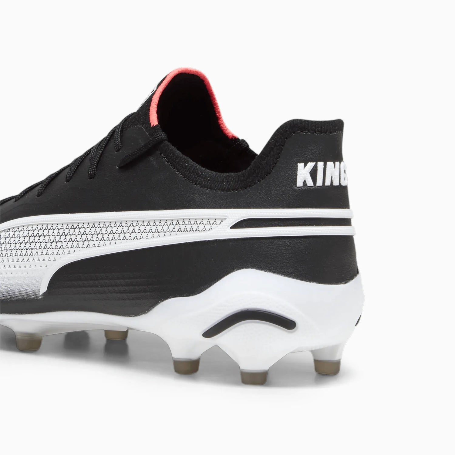 Puma King Ultimate FG - AG - Eclipse Pack Puma Black-Puma White-Fire Orchid (FA23) (Detail 2)