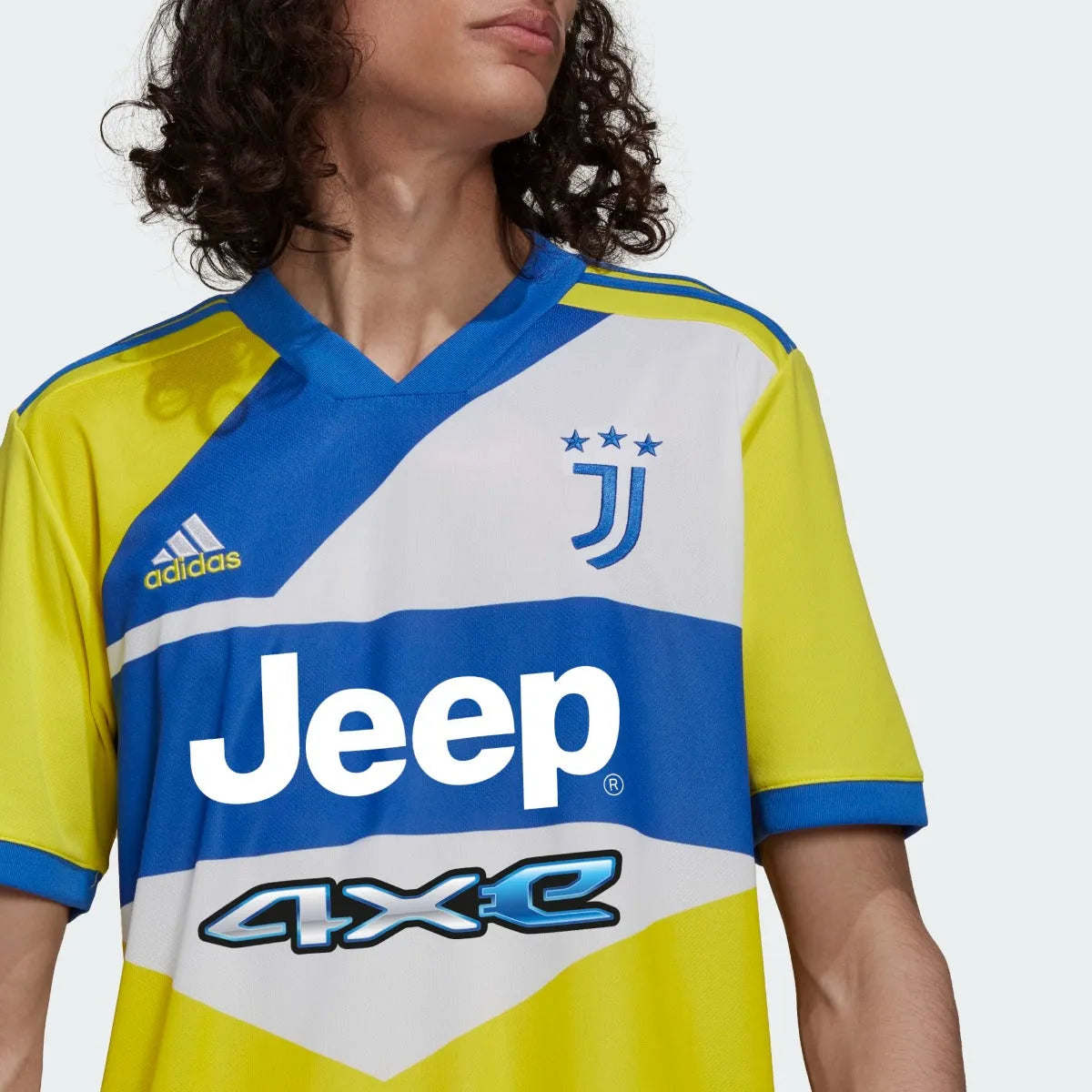 adidas 2021 22 Juventus Third Jersey Shock Yellow Blue