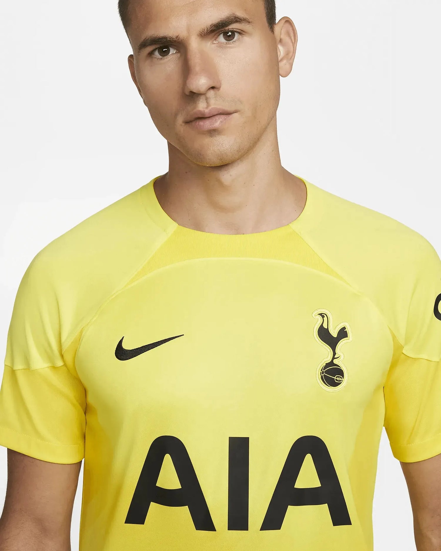 Nike 2022-23 Tottenham Goalkeeper Jersey - Yellow (Detail 1)