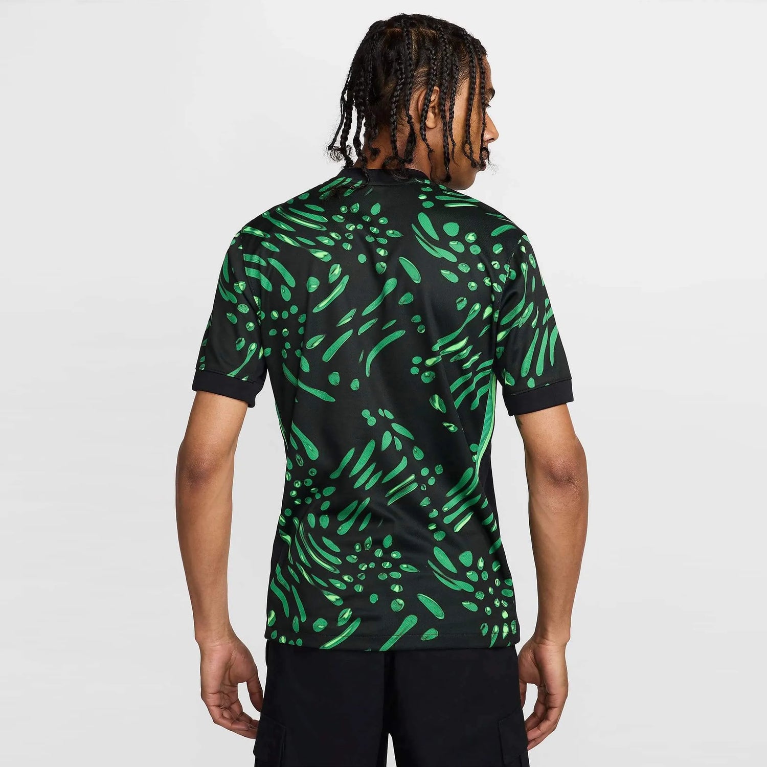 Nike 2024-25 Nigeria Men's Stadium Away Jersey (Model - Back)