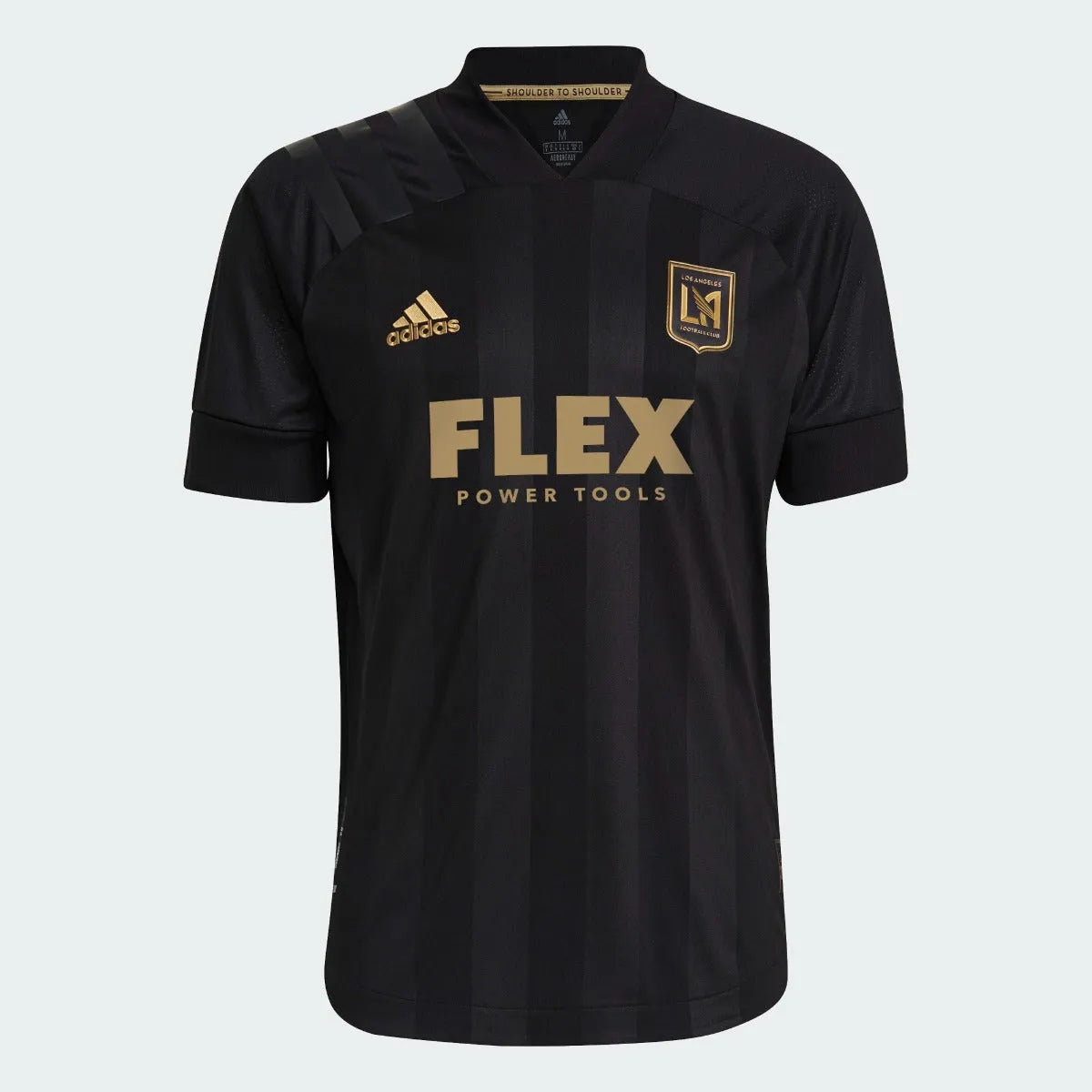 Adidas 2021 LAFC Authentic Home Jersey - Black-Gold (Front)