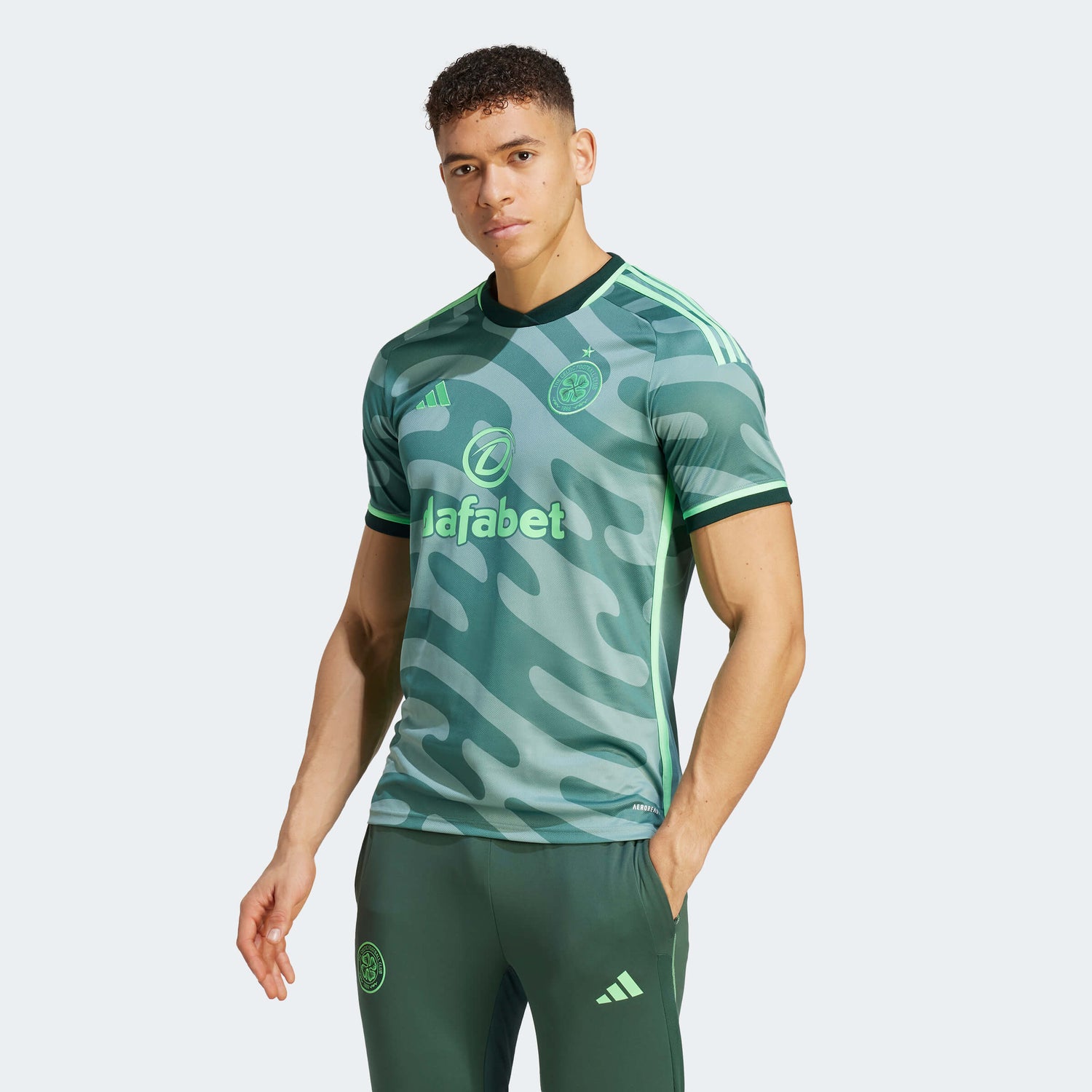 adidas Celtic FC 2023-24 Men's Away Stadium Jersey