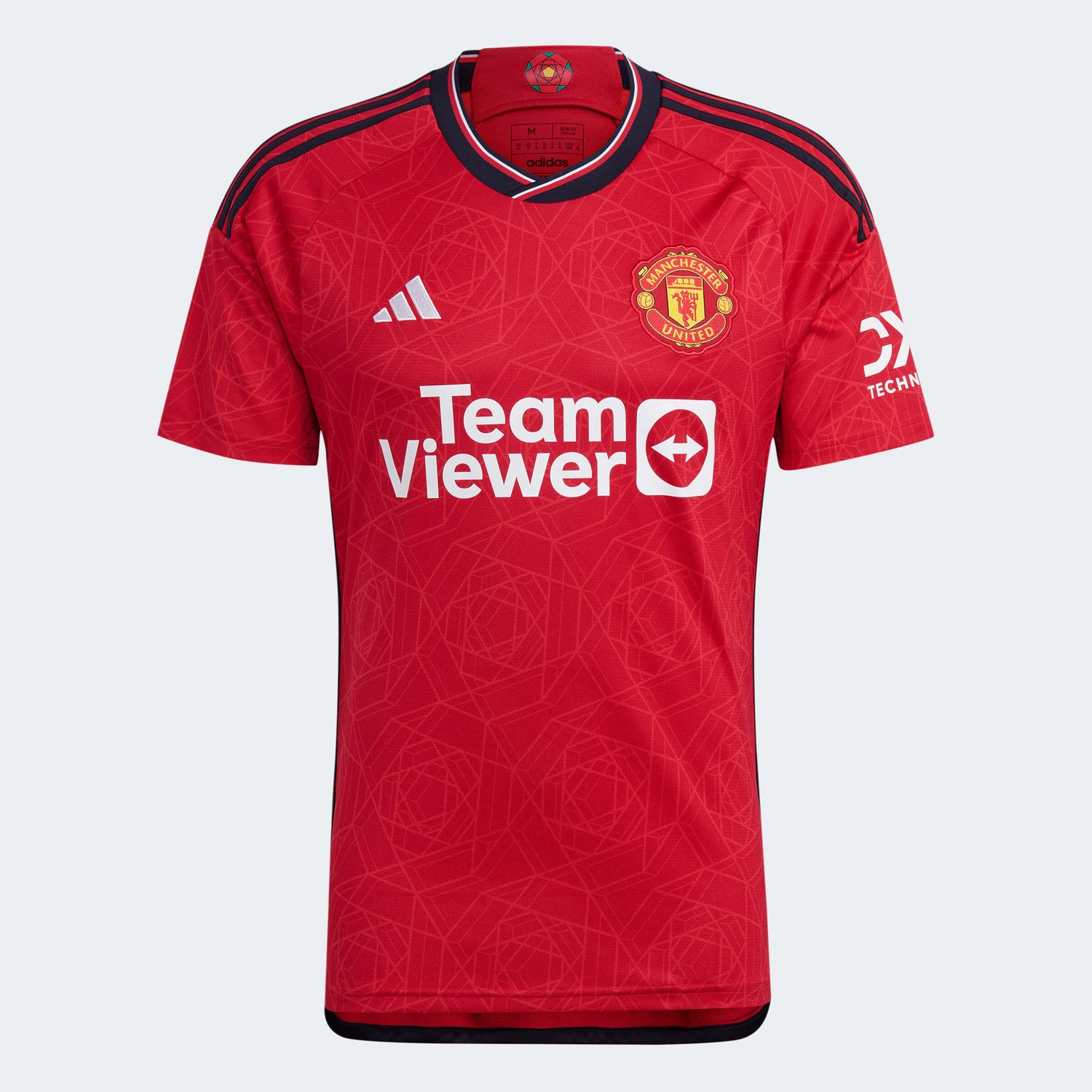 adidas 2023-24 Manchester United Men's Stadium Home Jersey (Front)