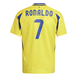 adidas 2024-25 Al Nassr Youth Stadium Home Ronaldo #7 Jersey (Back)