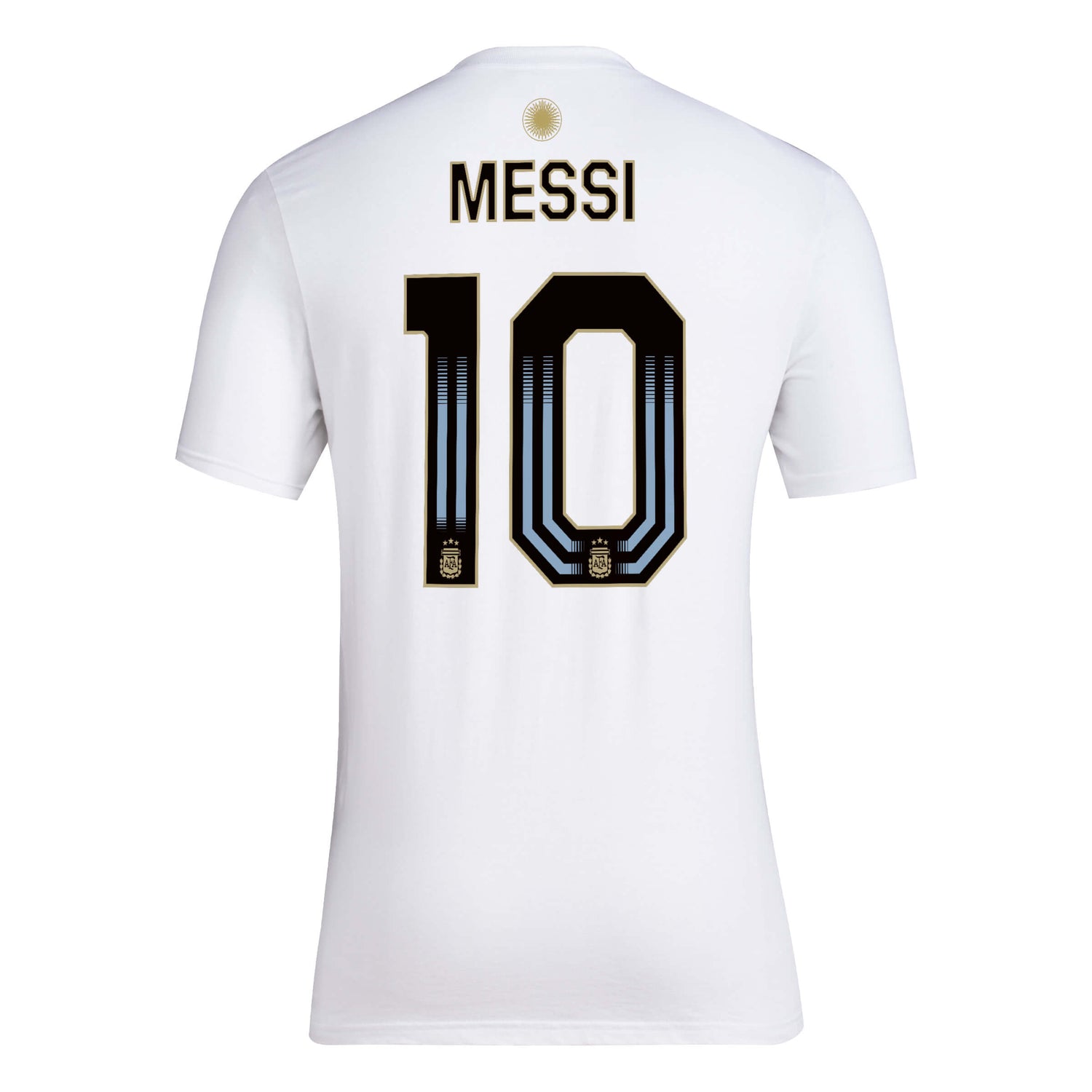 adidas 2024-25 Argentina Men's Messi Name and Number Tee (Back)