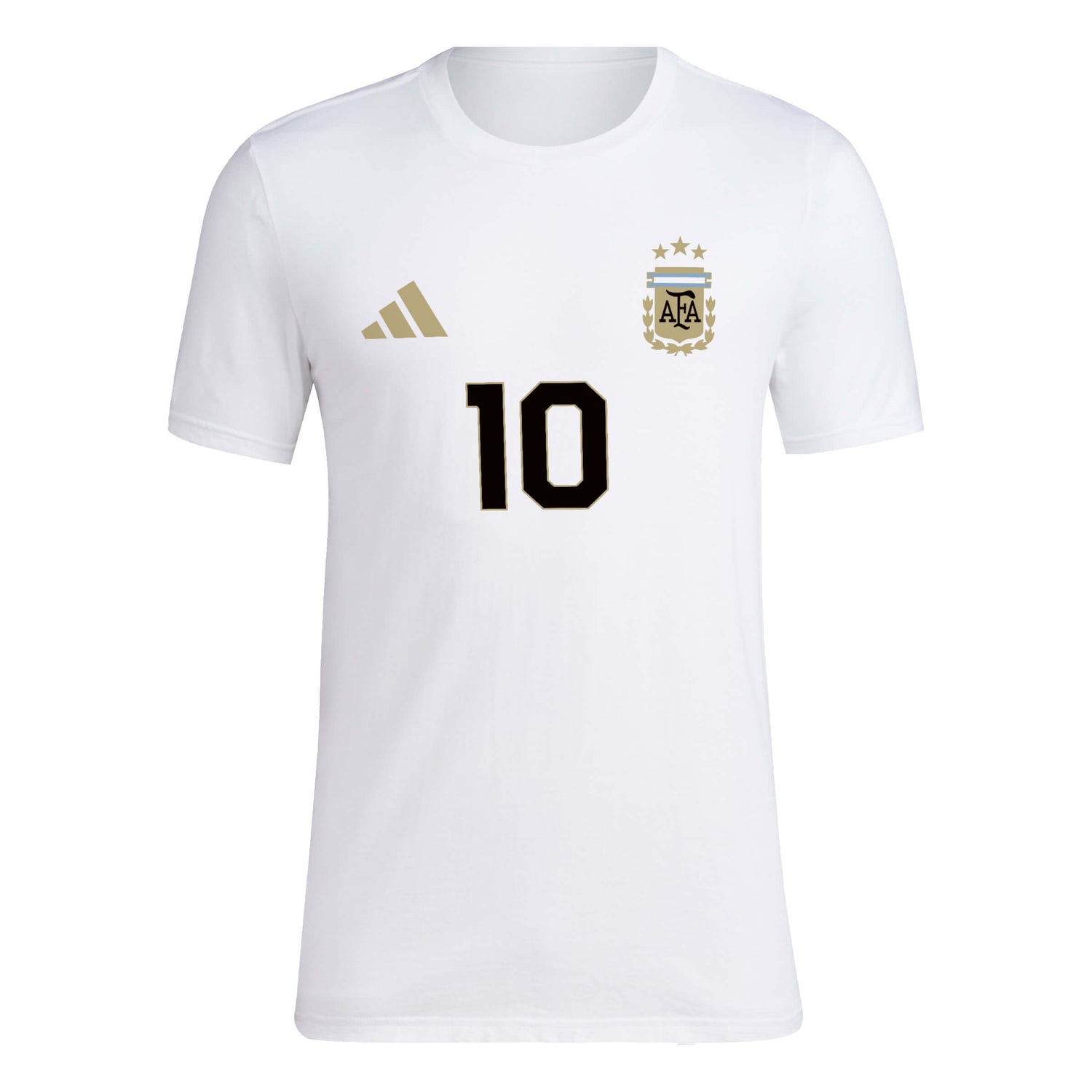 adidas 2024-25 Argentina Men's Messi Name and Number Tee (Front)