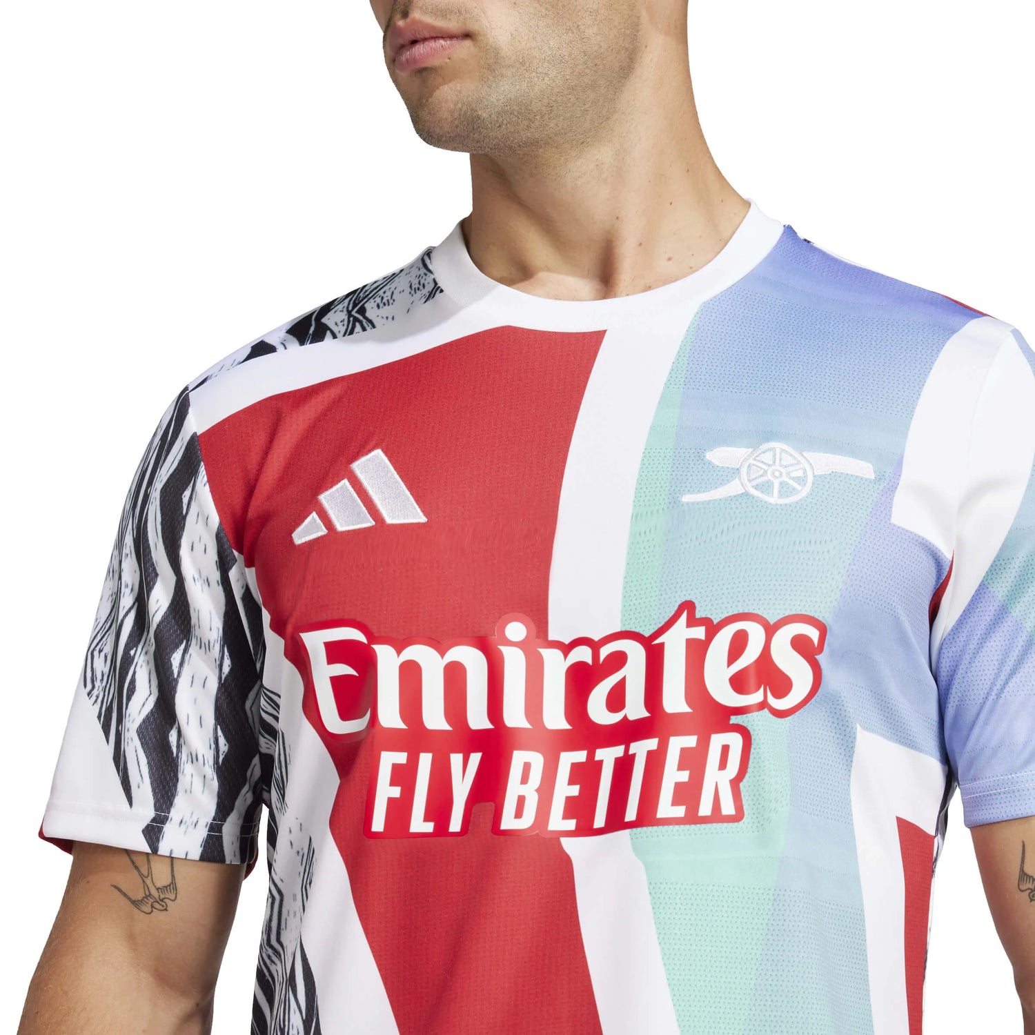 adidas 2024-25 Arsenal Men's Pre-Match Jersey (Detail 1)