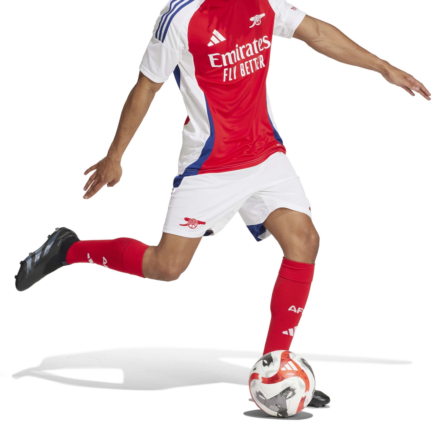 adidas 2024-25 Arsenal Men's Stadium Home Shorts (Model - Side)