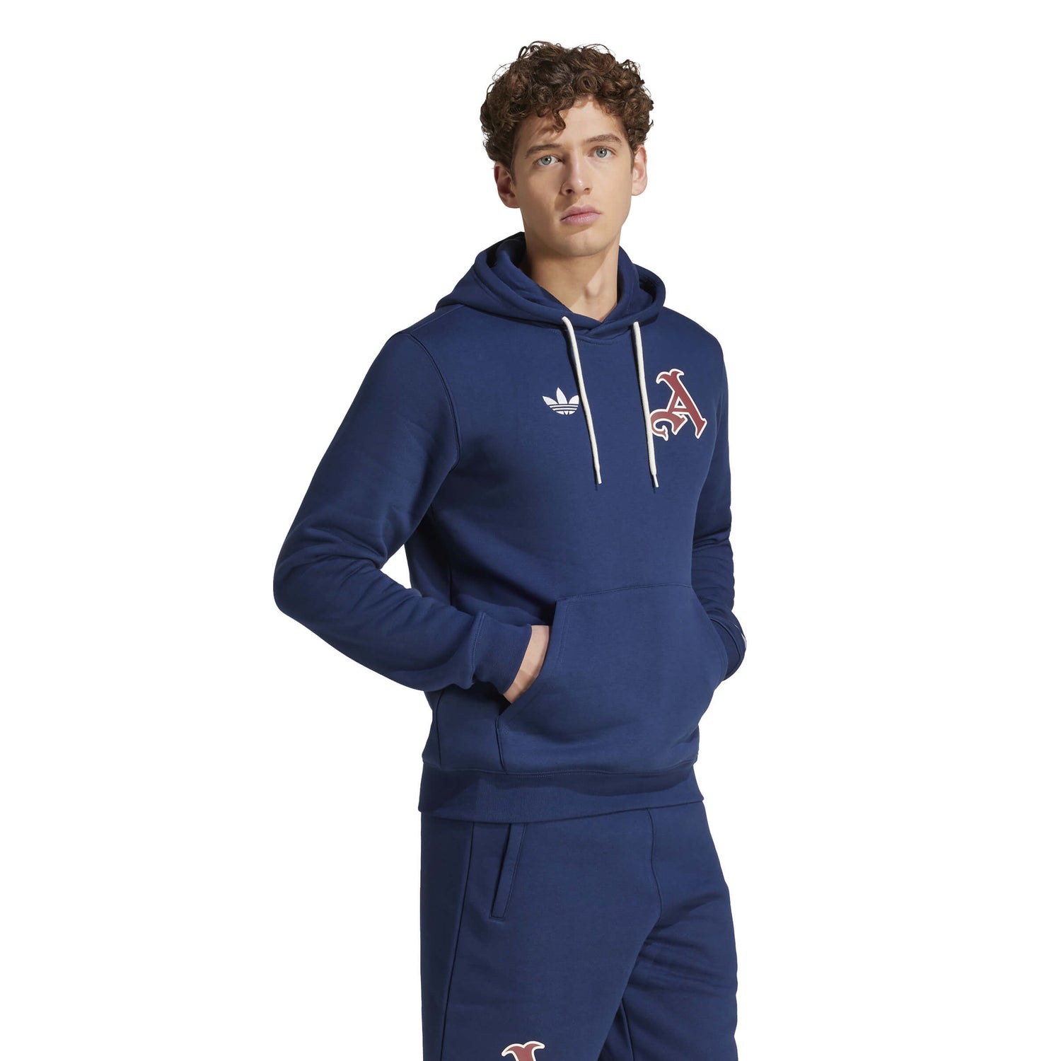 adidas 2024-25 Arsenal Men's VRCT Hoodie (Model - Side)