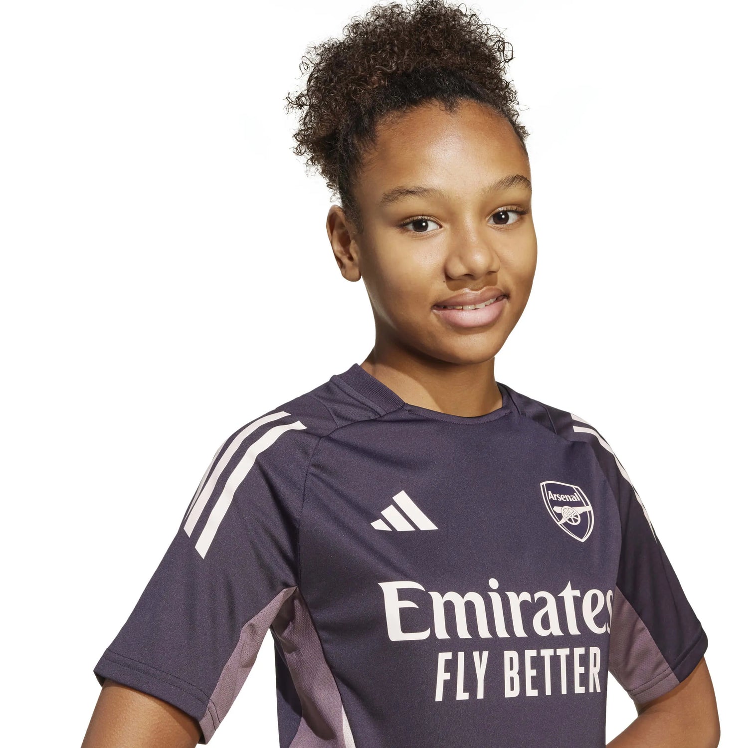 adidas 2024-25 Arsenal Youth Training Jersey (Detail 1)