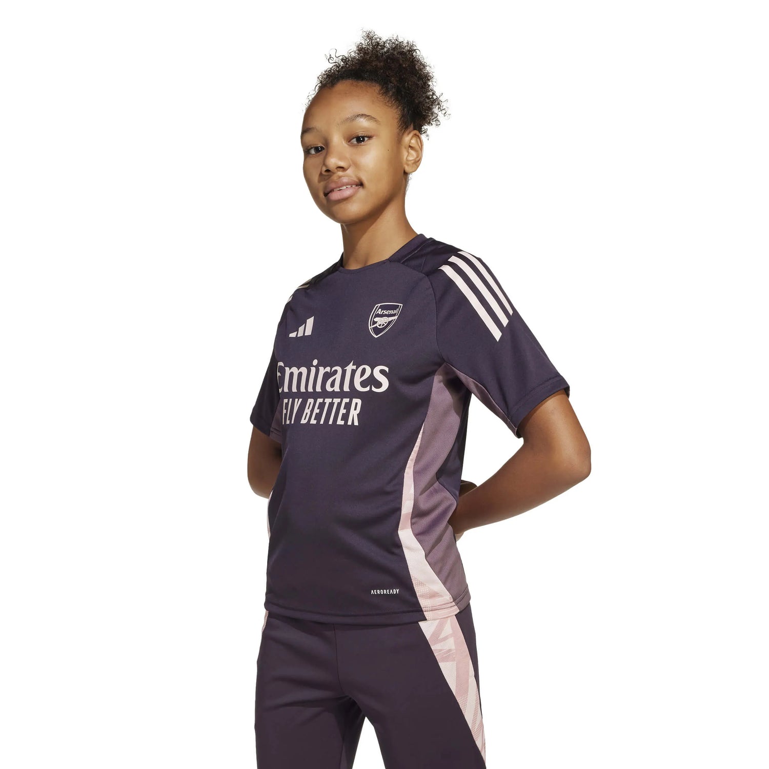 adidas 2024-25 Arsenal Youth Training Jersey (Model - Front)