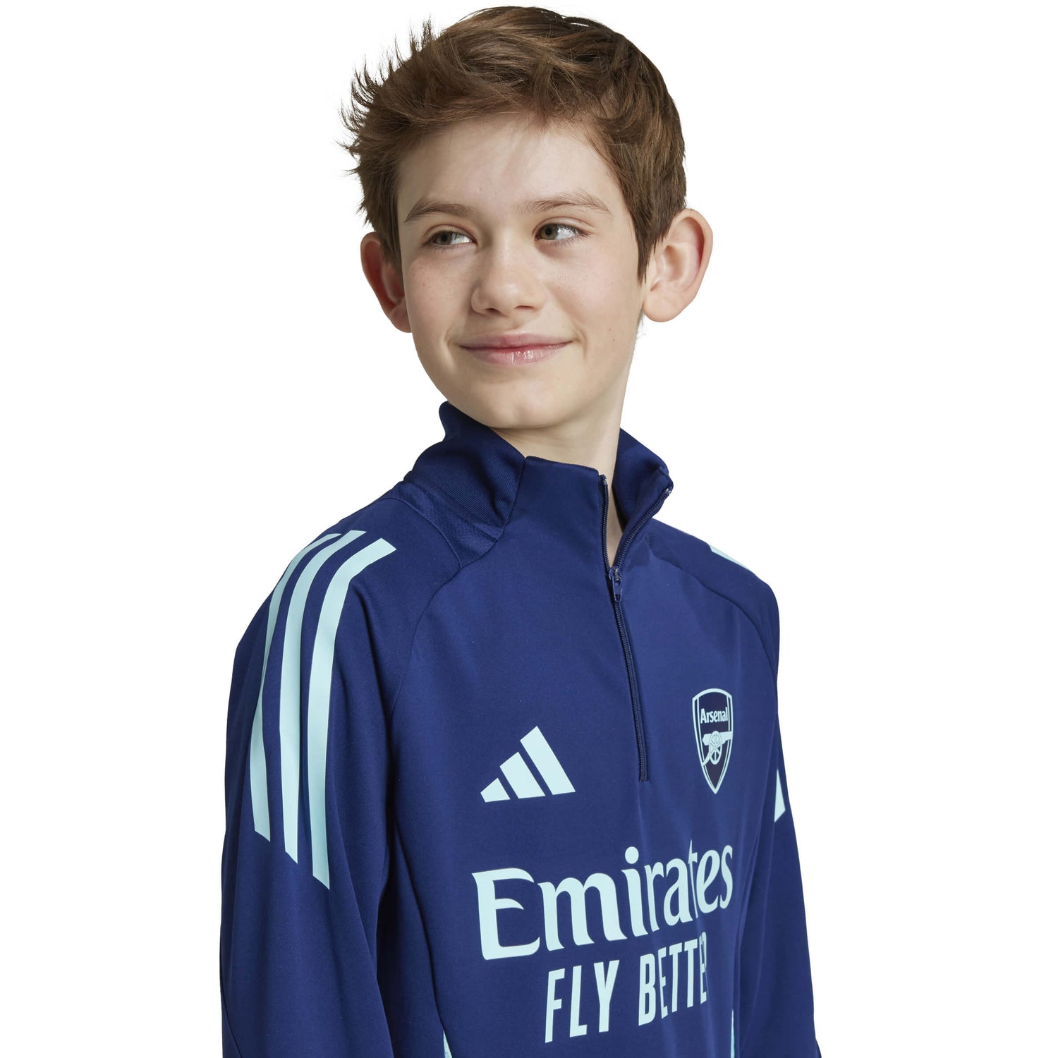 adidas 2024-25 Arsenal Youth Training Top (Detail 1)