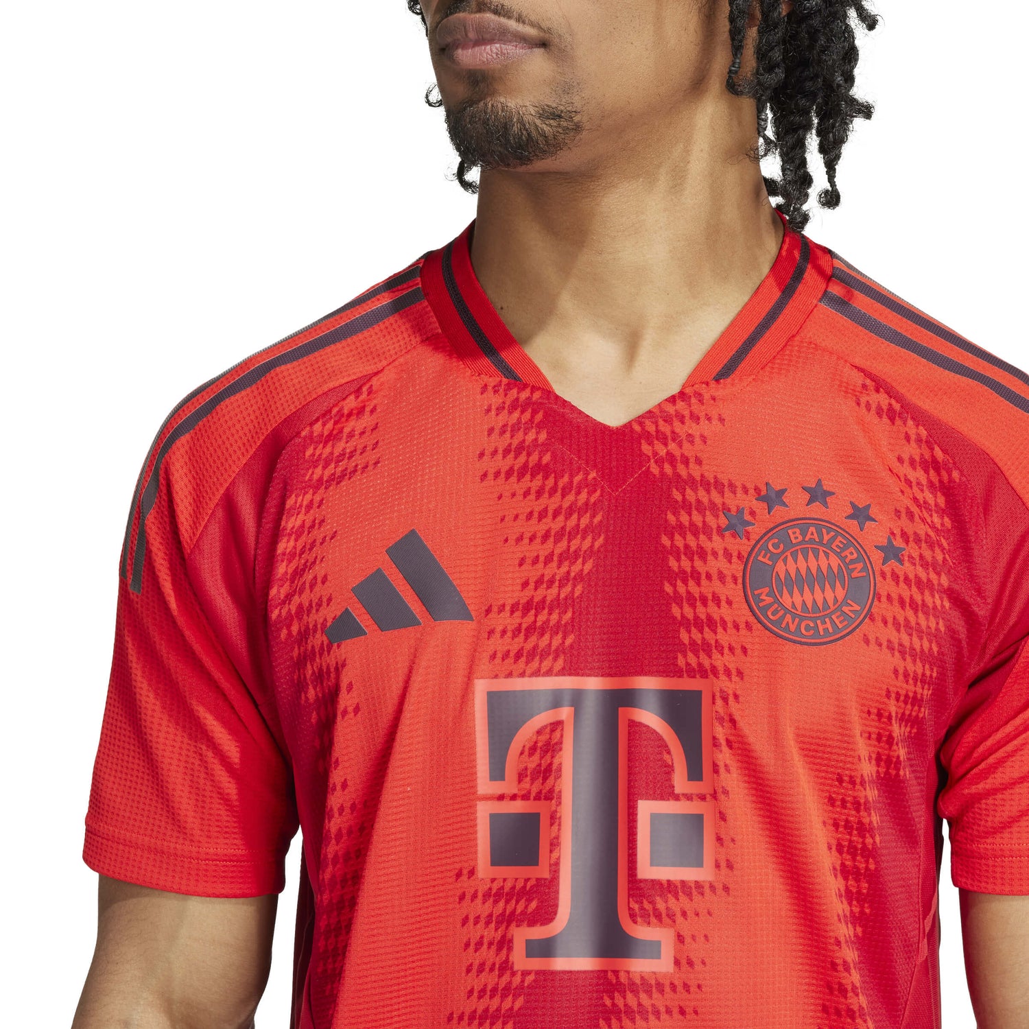 adidas 2024-25 Bayern Munich Authentic Home Jersey (Detail 1)