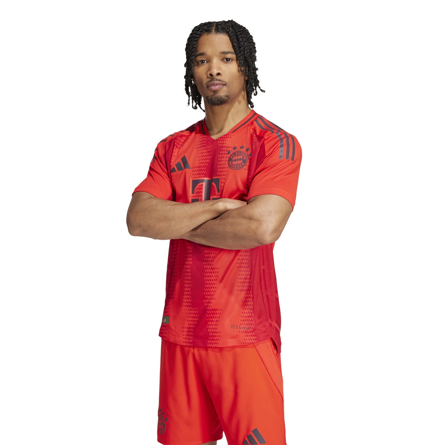 adidas 2024-25 Bayern Munich Authentic Home Jersey (Model - Front)