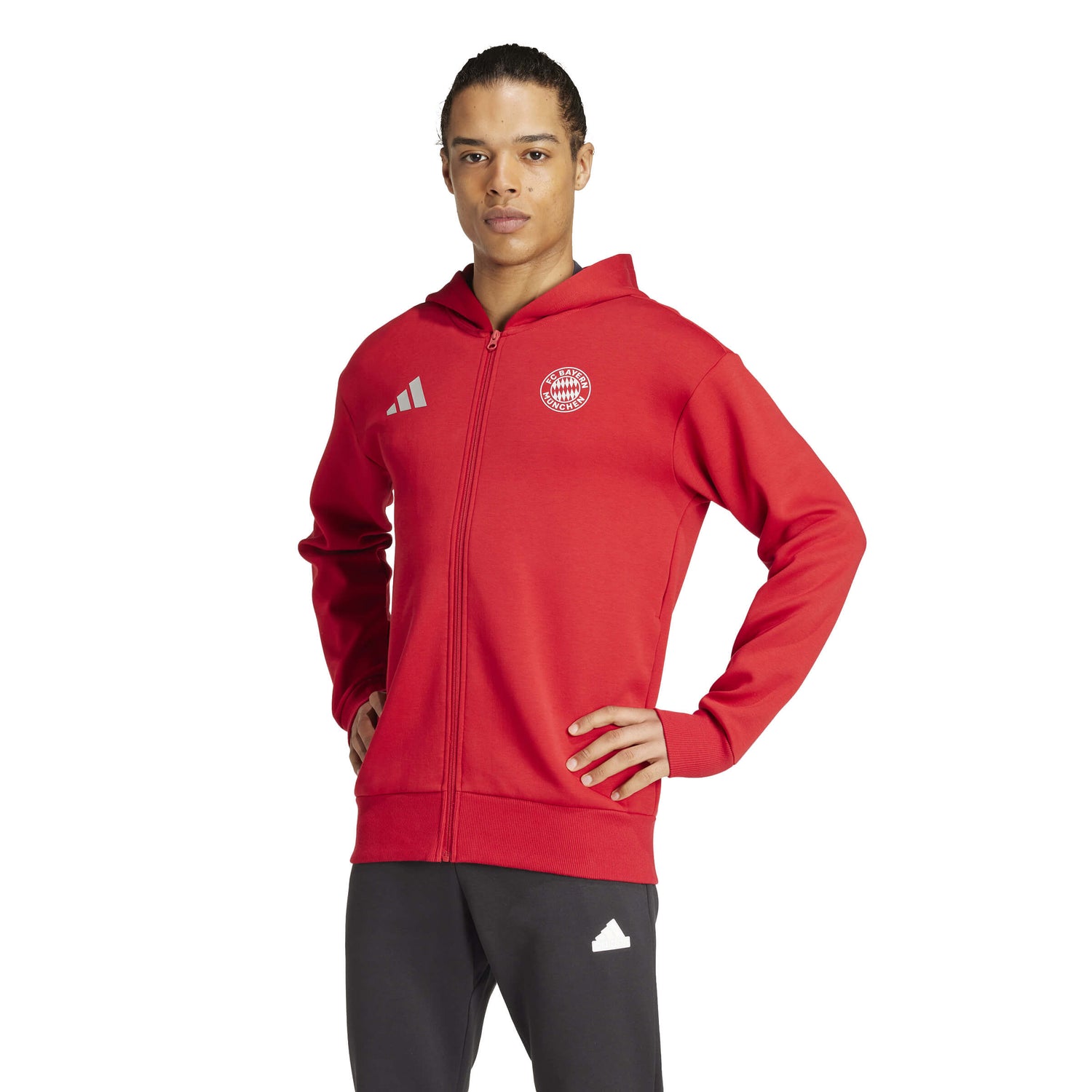 adidas 2024-25 Bayern Munich Men's Anthem Jacket (Model - Front)