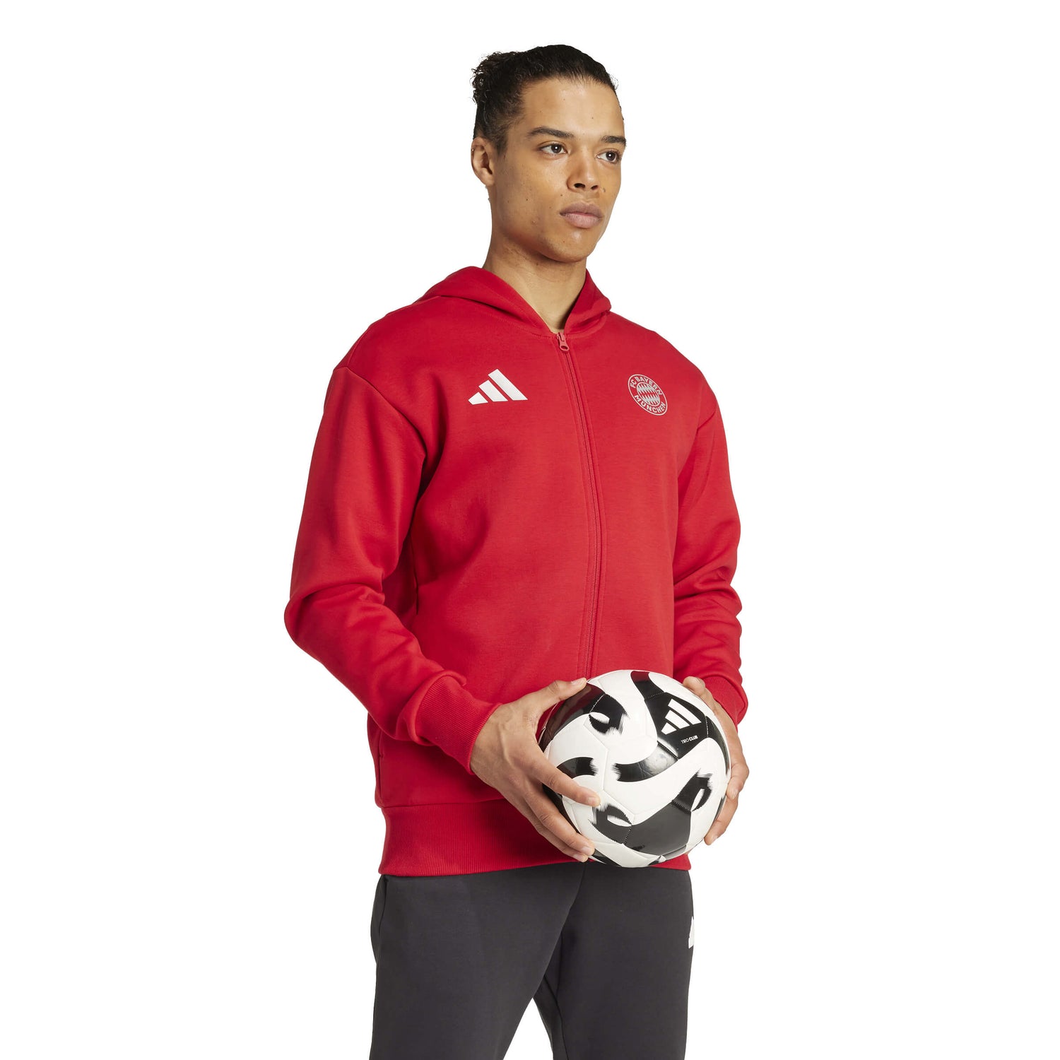 adidas 2024-25 Bayern Munich Men's Anthem Jacket (Model - Side)