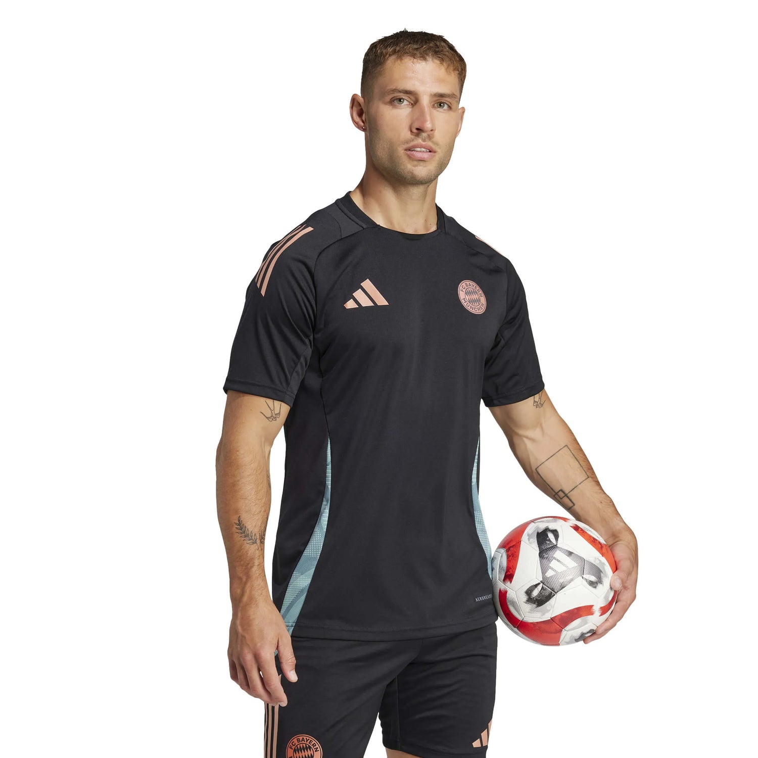 adidas 2024-25 Bayern Munich Men's Tiro 24 Training Jersey (Model - Side)