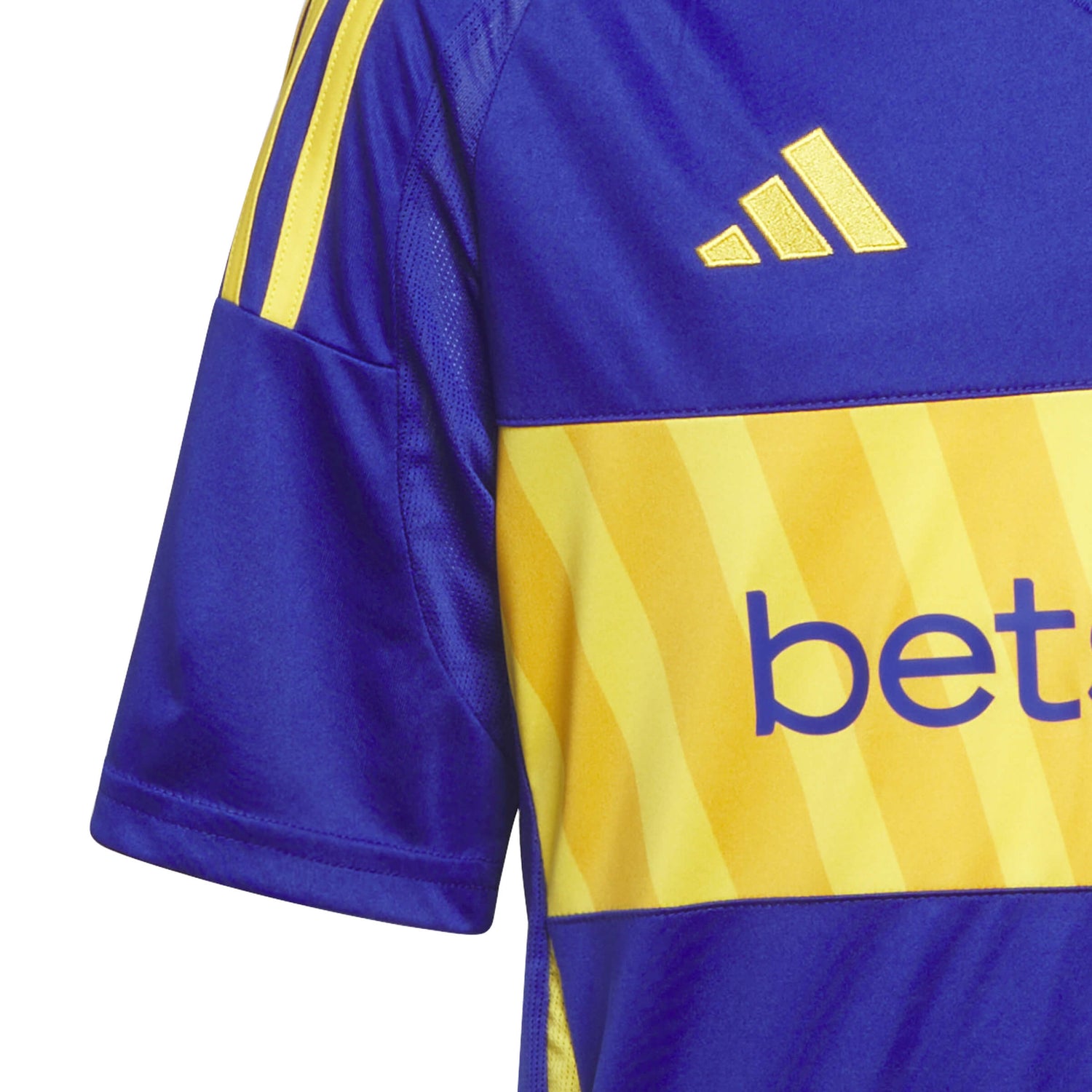 adidas 2024-25 Boca Juniors Youth Stadium Home Jersey (Detail 3)