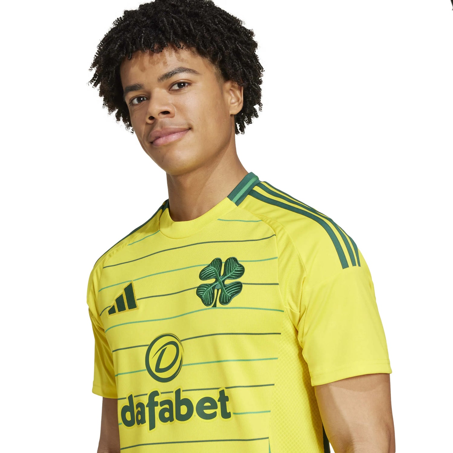 adidas 2024-25 Celtic Men Stadium Away Jersey (Detail 1)