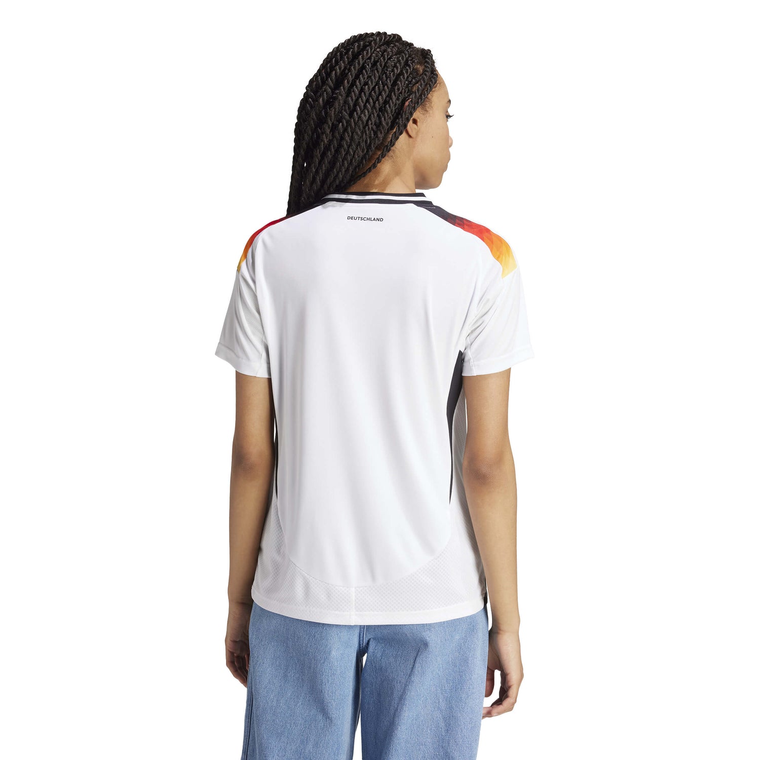 adidas 2024-25 Germany Women's Stadium Home Jersey (Model - Back)