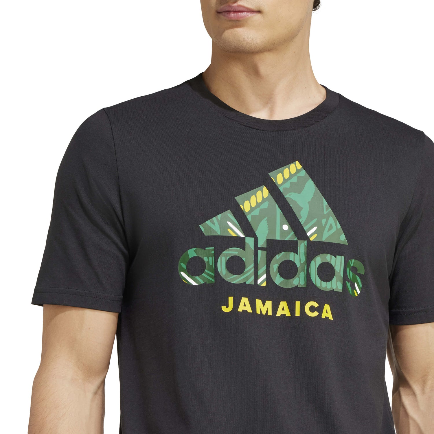 adidas 2024-25 Jamaica Men's Seasonal Graphic Tee (Detail 1)