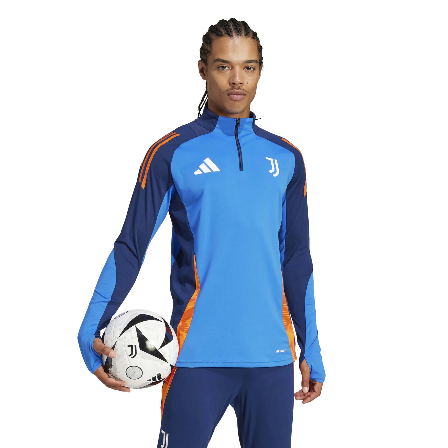 adidas 2024-25 Juventus Men's Training Top (Model - Side)